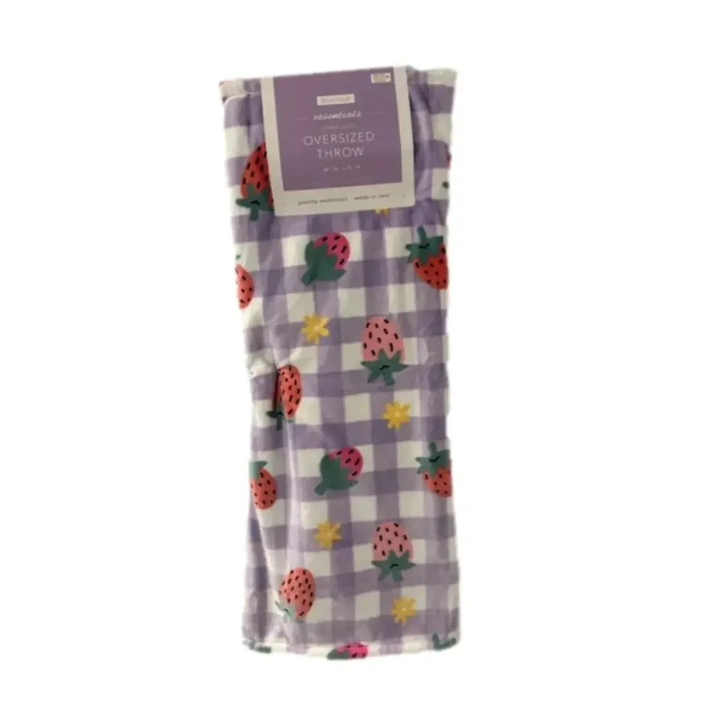 Envogue Essentials Super Soft Oversized Throw 60 IN X 70 IN NWT